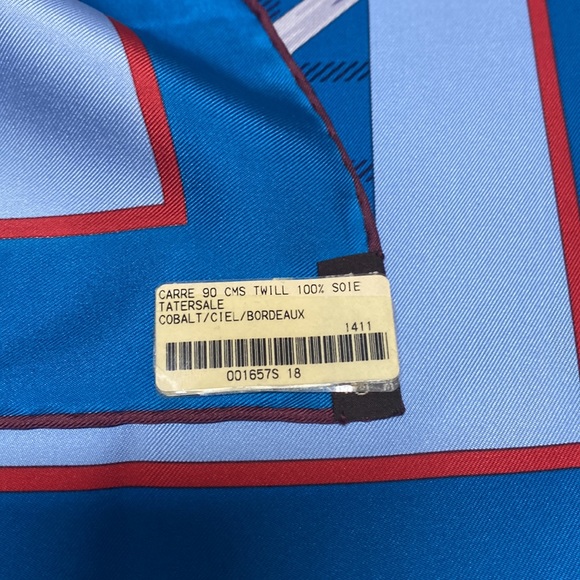 BNWT Authentic Hermes 90cm silk scarf - Tatersale - Picture 3 of 3